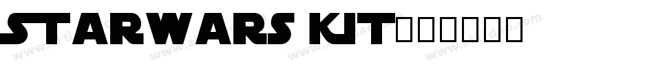 StarWars Kit字体转换